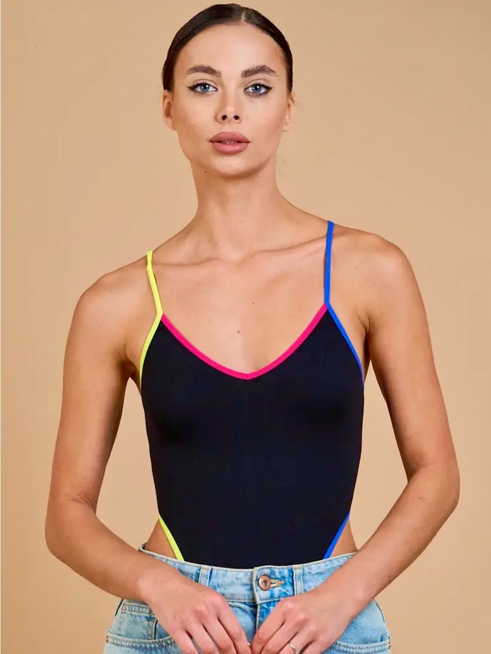 Contrast Bodysuit